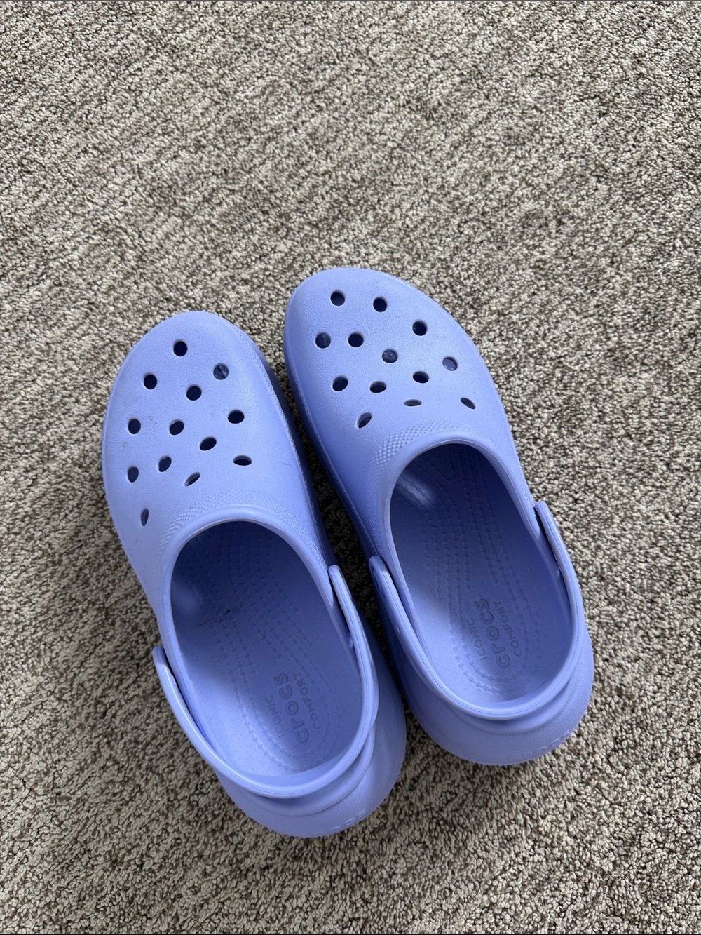 CROCS platform Clog in Light Purple